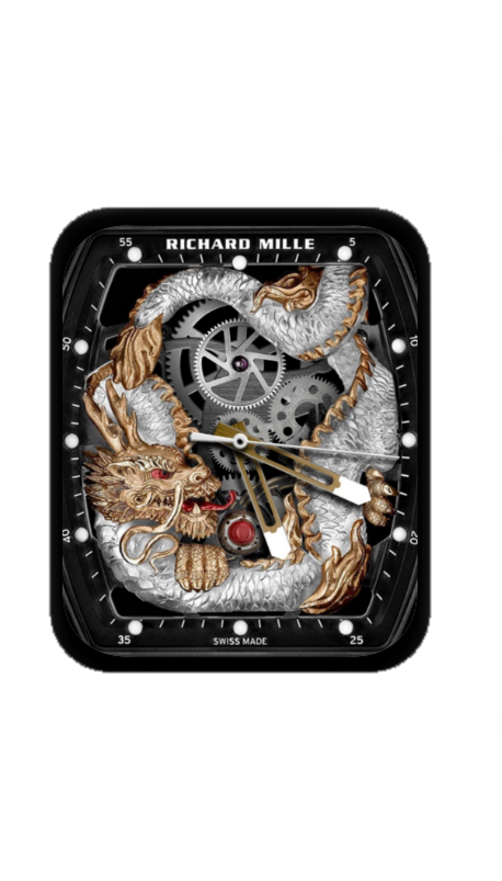 理查德米勒(RICHARD MILLE)镂空机械指针表盘