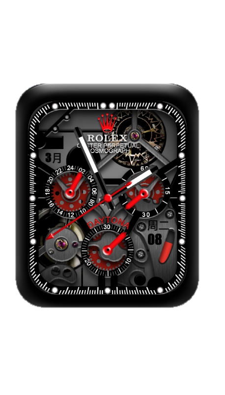 镂空机械ROLEX劳力士指针表盘