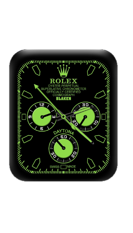 绿色指针ROLEX劳力士表盘