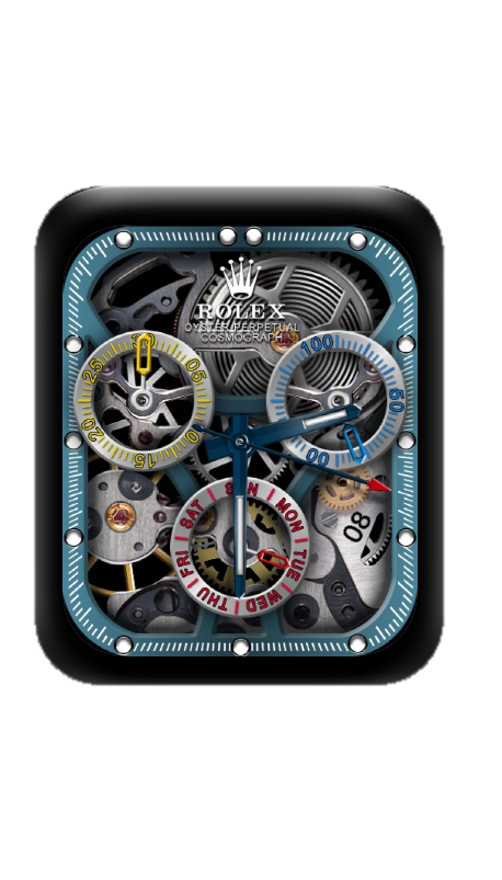 镂空ROLEX劳力士指针机械表盘