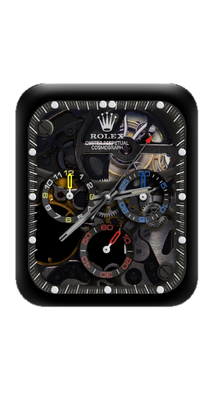 镂空ROLEX劳力士指针机械表盘