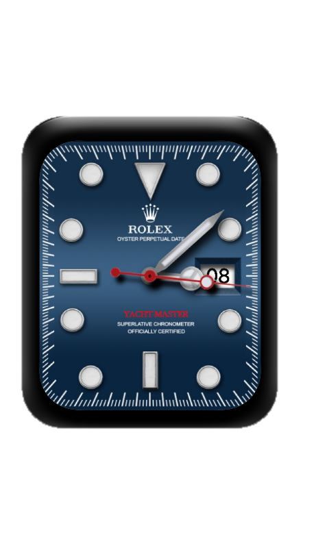 蓝色ROLEX劳力士指针表盘