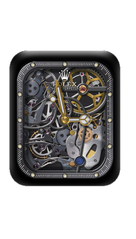 镂空ROLEX劳力士指针机械表盘