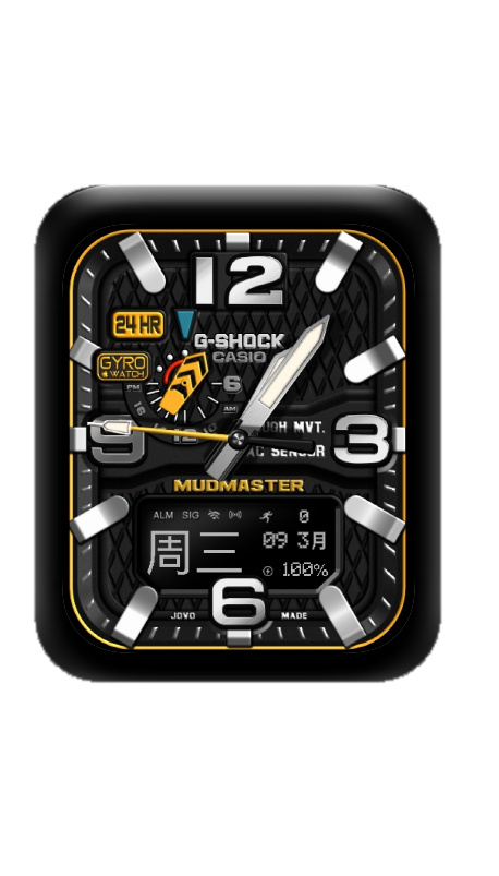 CASIO卡西欧数字指针表盘