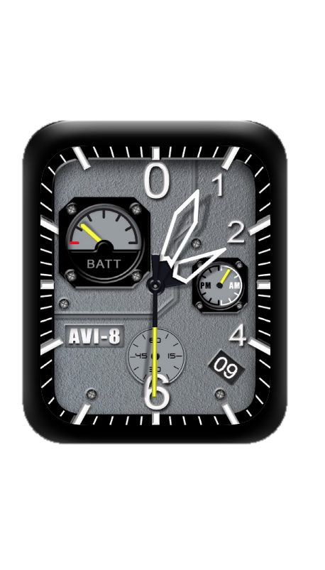 数字指针AVI-8表盘