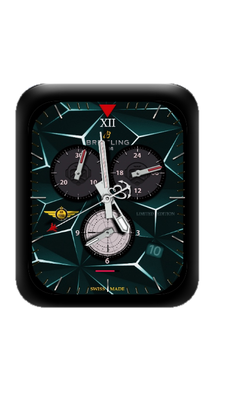 百年灵BREITLING指针数字表盘