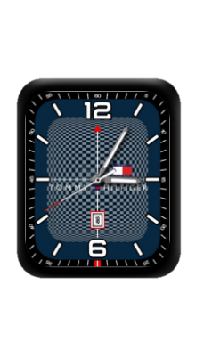 Tommy Hilfiger简约马赛克数字指针表盘