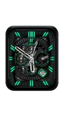 HUBLOT宇舶动态数字指针黑色表盘