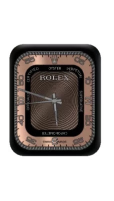 ROLEX劳力士数字指针咖啡色表盘