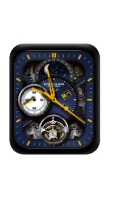 STÜHRLING斯图灵动态指针蓝色表盘