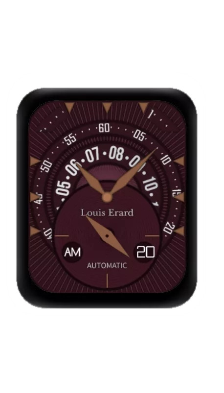 Louis Erard诺时数字指针表盘