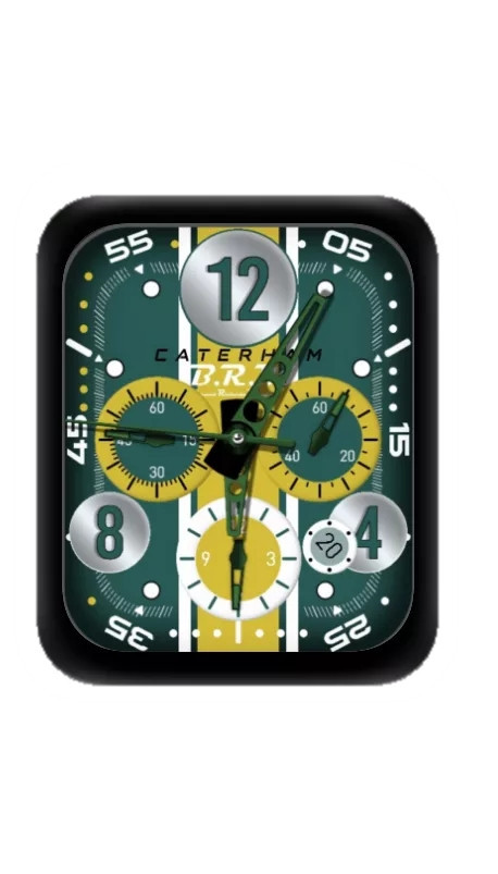 Caterham数字指针绿色表盘