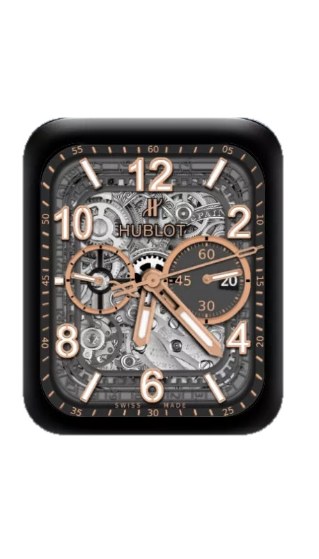 HUBLOT宇舶镂空机械转动数字指针表盘