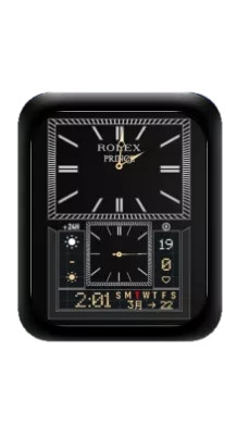 ROLEX劳力士黑色数字指针表盘