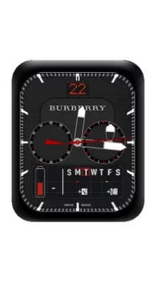 博柏利Burberry数字指针表盘