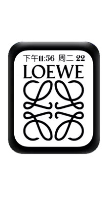 LOEWE罗意威数字表盘