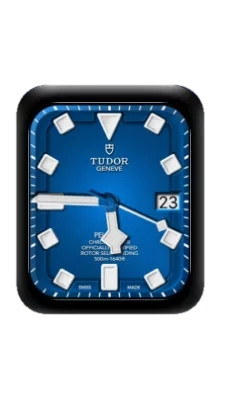 Tudor帝舵白色指针蓝色表盘