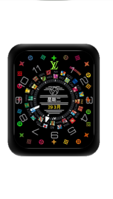 路易威登LOUIS VUITTON多彩数字表盘