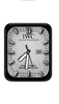 IWC万国数字指针机械表盘