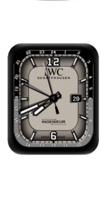 IWC万国数字指针机械表盘