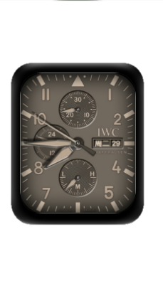 IWC万国数字指针机械表盘