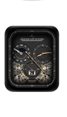 积家Jaeger-LeCoultre数字指针机械表盘