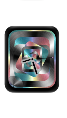 简约几何图案指针表盘