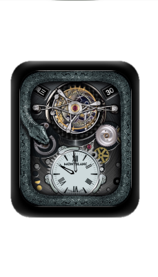 万宝龙Montblanc 数字指针机械表盘