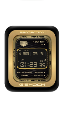 CASIO卡西欧数字指针表盘