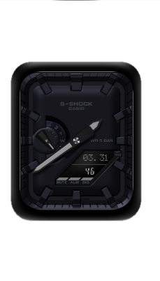 CASIO卡西欧数字指针表盘