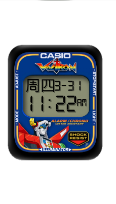 CASIO卡西欧数字表盘