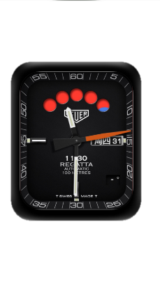 TAG Heuer泰格豪雅数字指针表盘