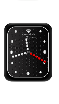 简约蜂窝指针表盘