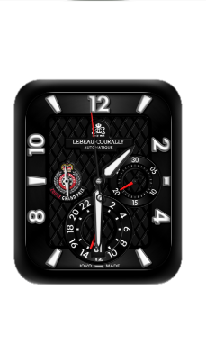 LEBEAU-COURALLY数字指针黑色表盘