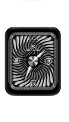 旋转涡扇叶片数字指针表盘