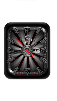 PERRELET伯特莱数字指针表盘