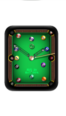 台球桌数字指针表盘