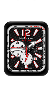 JEANRICHARD尚维沙数字指针表盘