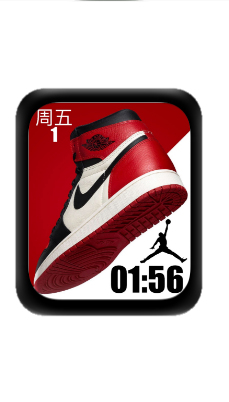 耐克NIKE AJ数字表盘