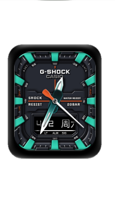 CASIO卡西欧数字指针表盘