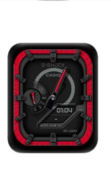 CASIO卡西欧数字指针表盘