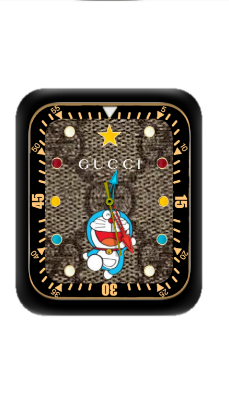 GUCCI古驰哆啦A梦数字指针表盘
