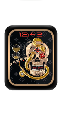 LV骷髅头数字表盘