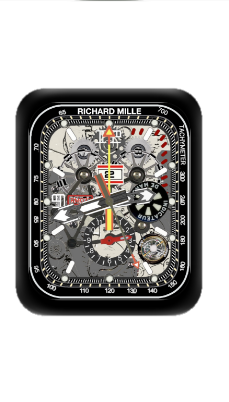 RICHARD MILLE理查德机械数字指针表盘