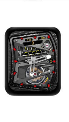 RICHARD MILLE理查德机械数字指针表盘