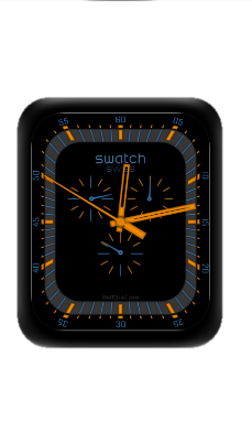 SWATCH数字指针表盘