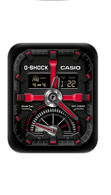 CASIO卡西欧数字指针表盘