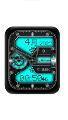 黑色数字指针表盘