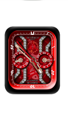 JACOB&CO捷克豹数字指针红色表盘