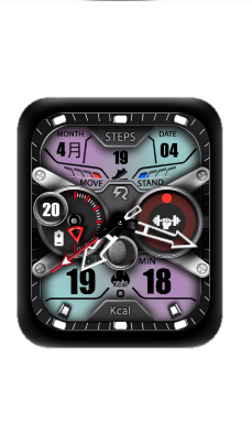 炫酷数字指针表盘